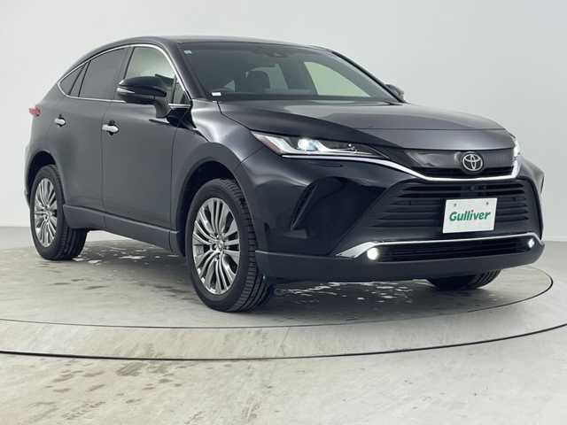 トヨタ ハリアー Z 熊本県 2021(令3)年 4.7万km ブラック １２．３インチディスプレイオーディオ/ＪＢＬプレミアムサウンド　/フルセグＴＶ、/Ａｐｐｌｅ　Ｃａｒｐｌａｙ　Ａｎｄｒｏｉｄ　Ａｕｔｏ/パノラミックビューモニター