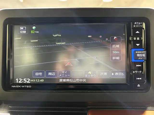 ダイハツ タフト G 愛媛県 2022(令4)年 2.4万km シャイニングホワイトパール ・純正ナビ（フルセグＴＶ・ＢＴ・ＦＭＡＭ・ＣＤＤＶＤ・ＳＤ・ＵＳＢ接続）/・バックカメラ　/・ＥＴＣ　/・前方ドラレコ　/・ガラスルーフ　/・衝突軽減ブレーキ　/・レーンキープアシスト　/・前後コーナーセンサー/・DN席シートヒーター/・スペアキー