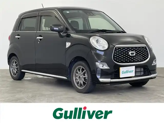 ダイハツ キャスト スタイル G ターボ VS SAⅢ 大分県 2019(令1)年 4.8万km ブラックマイカメタリック 純正７型ナビ　NMZK-W70D/(CD/DVD/BT/SD/フルセグTV)/全方位カメラ/スマートアシストIII/・衝突回避支援ブレーキ機能/・誤発進抑制制御機能/・車線逸脱警報機能/・先行車発進お知らせ機能/・コーナーセンサー/ＥＴＣ/プッシュスタート/スマートキー×２/純正ドライブレコーダー前方のみ/前席シートヒーター/オートハイビーム/純正フロアマット/シートリフター/電動格納ミラー/ドアバイザー/全席シートカバー