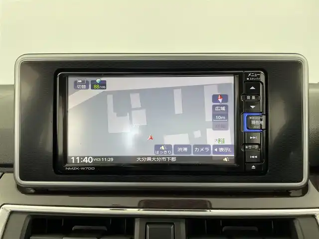 ダイハツ キャスト スタイル G ターボ VS SAⅢ 大分県 2019(令1)年 4.8万km ブラックマイカメタリック 純正７型ナビ　NMZK-W70D/(CD/DVD/BT/SD/フルセグTV)/全方位カメラ/スマートアシストIII/・衝突回避支援ブレーキ機能/・誤発進抑制制御機能/・車線逸脱警報機能/・先行車発進お知らせ機能/・コーナーセンサー/ＥＴＣ/プッシュスタート/スマートキー×２/純正ドライブレコーダー前方のみ/前席シートヒーター/オートハイビーム/純正フロアマット/シートリフター/電動格納ミラー/ドアバイザー/全席シートカバー