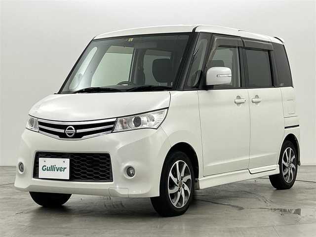 日産 ルークス ハイウェイスター 福岡県 2012(平24)年 7.7万km スノーパールホワイト 純正ＳＤナビ（ＢＴ，フルセグＴＶ）　/バックカメラ　/ＥＴＣ　/片側電動スライドドア　/プッシュスタート　/スマートキー　/電動格納式ドアミラー　/フォグランプ　/純正フロアマット　/純正１４インチアルミホイール