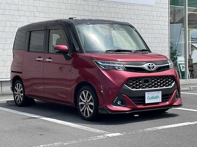 トヨタ タンク G－T 静岡県 2017(平29)年 6.4万km ブラックマイカ/マゼンダベリーメタリック 純正ナビ/地デジTV/純正CD/DVD/Bluetooth/両側パワースライドドア/衝突軽減ブレーキ/クルーズコントロール/LEDヘッドライト/オートハイビーム/オートライト/ドライブレコーダー