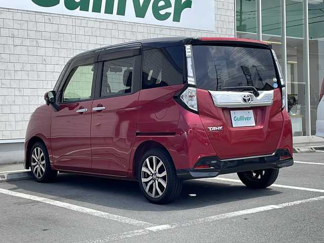 トヨタ タンク G－T 静岡県 2017(平29)年 6.4万km ブラックマイカ/マゼンダベリーメタリック 純正ナビ/地デジTV/純正CD/DVD/Bluetooth/両側パワースライドドア/衝突軽減ブレーキ/クルーズコントロール/LEDヘッドライト/オートハイビーム/オートライト/ドライブレコーダー