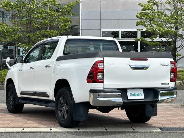 トヨタ ハイラックス Z 福島県 2021(令3)年 4.8万km スーパーホワイトⅡ ４WD/純正ナビ/【AM/FM/BT/CD/SD】/バックカメラ/ＬＥＤオートライト/前後ドライブレコーダー/レーダークルーズコントロール/車線逸脱防止支援/アイドリングストップ/プッシュスタート/コーナーセンサー/純正フロアマット/ETC