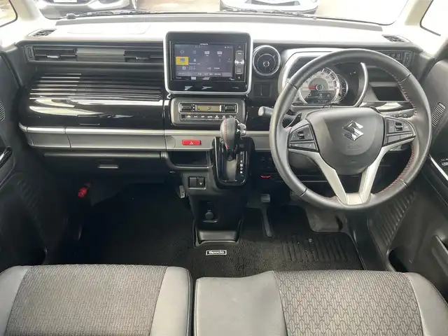 スズキ スペーシア カスタム HYBRID XS ターボ 秋田県 2018(平30)年 5.3万km アーバンブラウンパールメタリック ターボ/衝突軽減システム/LEDヘッドライト/両側パワースライドドア/社外メモリナビ/フルセグ/スズキ純正15インチアルミ（夏タイヤ装着）/アイドリングストップ/プッシュスタート/クルーズコントロール追従走行無/オートマチックハイビーム/レーンキープアシスト/コーナーセンサー/ステアリングスイッチ/パドルシフト/運転席シートヒーター/ドライブレコーダー/ETC/純正フロアマット/純正ドアバイザー/オートライト/オートエアコン/横滑り防止/盗難防止装置/寒冷地仕様/電動格納ウィンカーミラー/キーレスエントリー/保証書/取扱説明書/記録簿