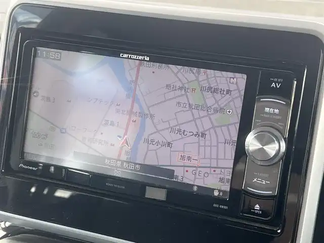 スズキ スペーシア カスタム HYBRID XS ターボ 秋田県 2018(平30)年 5.3万km アーバンブラウンパールメタリック ターボ/衝突軽減システム/LEDヘッドライト/両側パワースライドドア/社外メモリナビ/フルセグ/スズキ純正15インチアルミ（夏タイヤ装着）/アイドリングストップ/プッシュスタート/クルーズコントロール追従走行無/オートマチックハイビーム/レーンキープアシスト/コーナーセンサー/ステアリングスイッチ/パドルシフト/運転席シートヒーター/ドライブレコーダー/ETC/純正フロアマット/純正ドアバイザー/オートライト/オートエアコン/横滑り防止/盗難防止装置/寒冷地仕様/電動格納ウィンカーミラー/キーレスエントリー/保証書/取扱説明書/記録簿