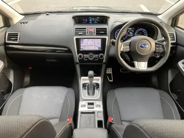 スバル レヴォーグ 1．6GT アイサイト 鳥取県 2014(平26)年 7.3万km クリスタルブラックシリカ ワンオーナー/４WD・ターボ車/社外ナビ/フルセグ/DVD/CD/USB/BT（ハンズフリー）/バックカメラ・ETC/STIスポイラー/フロント/サイド/リア/SI-DRAIVE/アイサイト/レーンキープアシスト/レーダークルーズコントロール/キセノンライト/フォグライト/純正17インチアルミホイール/プッシュエンジンスタート/スマートキー×２/アイドリングストップ/フロアマット/ドアバイザー/保証書・取扱説明書
