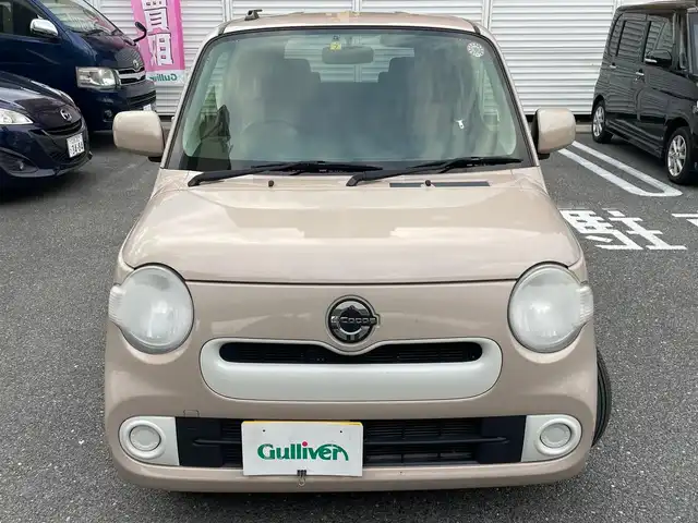 ダイハツ ミラ ココア X 広島県 2016(平28)年 9.9万km ココアベージュマイカメタリック /登録時走行距離/　　　　　　　98276キロ/エコアイドル/純正ナビ/バックカメラ/地デジ/スペアキー×１/ETC/新車時整備手帳/　　【保証書】/