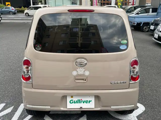 ダイハツ ミラ ココア X 広島県 2016(平28)年 9.9万km ココアベージュマイカメタリック /登録時走行距離/　　　　　　　98276キロ/エコアイドル/純正ナビ/バックカメラ/地デジ/スペアキー×１/ETC/新車時整備手帳/　　【保証書】/