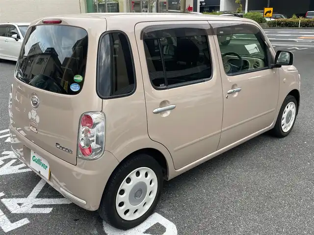 ダイハツ ミラ ココア X 広島県 2016(平28)年 9.9万km ココアベージュマイカメタリック /登録時走行距離/　　　　　　　98276キロ/エコアイドル/純正ナビ/バックカメラ/地デジ/スペアキー×１/ETC/新車時整備手帳/　　【保証書】/