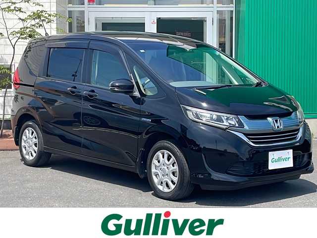 ホンダ フリード ハイブリット G 青森県 2017(平29)年 11.5万km クリスタルブラックパール 4WD/Cパッケージ/バックカメラ/片側パワースライドドア/純正エンジンスターター/前席シートヒーター/クルーズコントロール/ビルトインETC/ワイパーデアイサー/スマートキー/プッシュスタート/オートライト/LEDヘッドライト/純正15インチアルミ