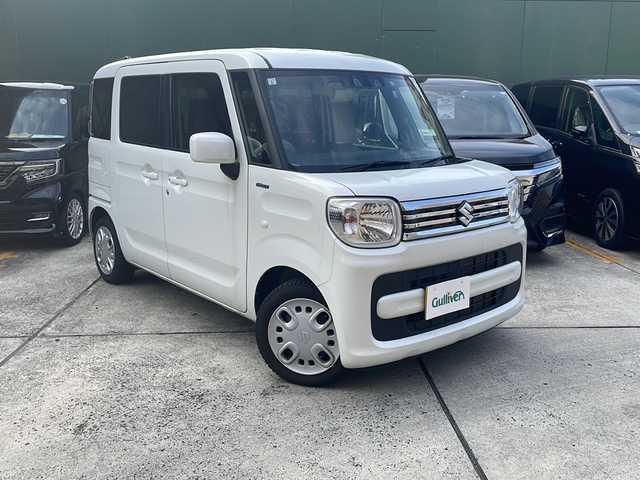 スズキ スペーシア HYBRID G 広島県 2022(令4)年 3.1万km ピュアホワイトP