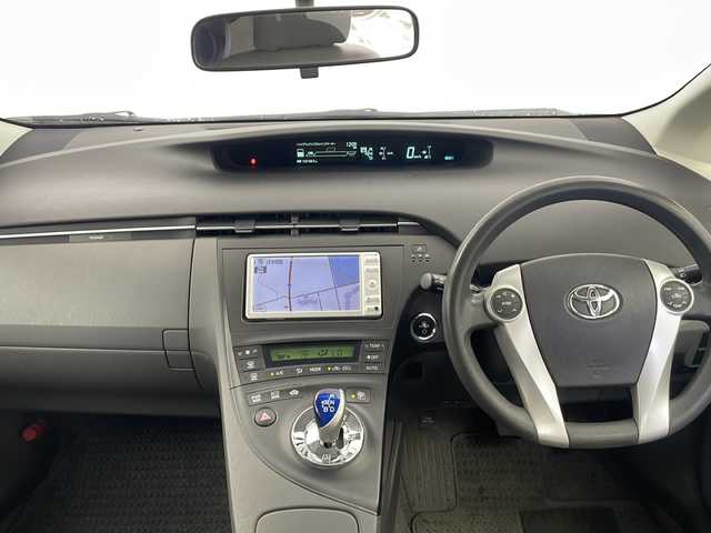 トヨタ プリウス S 茨城県 2010(平22)年 12.8万km ホワイトパールクリスタルシャイン 純正ディーラーOPナビ/NSDN-W60/バックカメラ/ワンセグ/ETC/ドアバイザー/電動格納ミラー/トノカバー/ウィンカーミラー/スペアキー