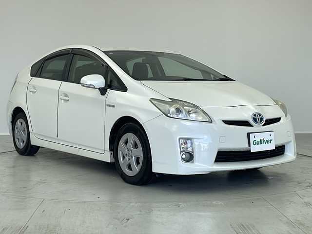 トヨタ プリウス S 茨城県 2010(平22)年 12.8万km ホワイトパールクリスタルシャイン 純正ディーラーOPナビ/NSDN-W60/バックカメラ/ワンセグ/ETC/ドアバイザー/電動格納ミラー/トノカバー/ウィンカーミラー/スペアキー