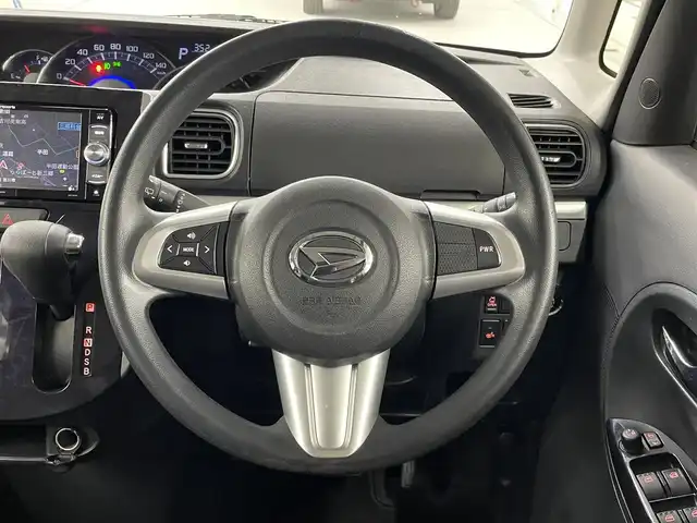 ダイハツ タント カスタム X トップED SA Ⅲ 大分県 2017(平29)年 6.7万km パールホワイトⅢ カロッツェリア　ワンセグナビ/社外14インチアルミホイール/スマートアシスト/ハーフレザーシート/LEDヘッドランプ/フォグランプ/コーナセンサー/シートヒーター/スマートキー/プッシュスタート/ドアバイザー/ウインカーミラー/ロールサンシェード/ステアリングスイッチ/サイドスポイラー/バックドアスポイラー