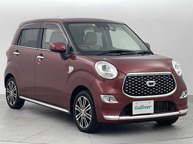 ダイハツ キャスト スタイル G ターボ SAⅢ 新潟県 2017(平29)年 2.8万km ファイアークォーツレッドM 4WD/スマートアシストIII/純正SDナビ/　CD/DVD/BT/フルセグ/バックカメラ/LEDオートライト/オートハイビーム/純正15インチアルミホイール/電格ミラー/ドラレコ/アイドリングストップ/スマートキー/ETC
