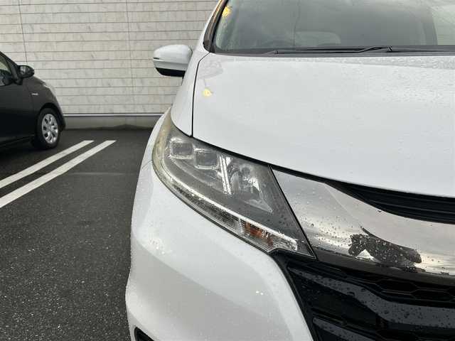 ホンダ オデッセイ アブソルート 20thアニバーサリー 福岡県 2015(平27)年 6.5万km ホワイトオーキッドパール 純正7型SDナビ(フルセグTV/CD/DVD/BT)バックカメラレーダークルーズコントロールホンダセンシング両側パワスラETCUSBポートHDMIオットマン純正フロアマット純正アルミホイール17inchスマートキープッシュスタート