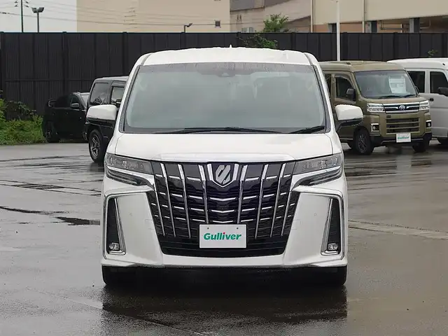 トヨタ アルファード S 山形県 2020(令2)年 5.4万km ホワイトパールクリスタルシャイン JBLプレミアムサウンドシステム/衝突被害軽減システム/純正メモリナビ/　　【CD BT フルセグ USB】/全周囲カメラ/両側パワースライドドア/レーダークルーズコントロール/LEDオートヘッドライト/レザー調シートカバー/オットマン/18インチアルミホイール/コーナーセンサー/ステアリングスイッチ/MTモード付AT/電動格納ウィンカーミラー/フォグランプ/スマートキー/ETC2.0
