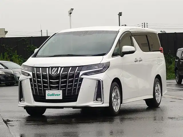 トヨタ アルファード S 山形県 2020(令2)年 5.4万km ホワイトパールクリスタルシャイン JBLプレミアムサウンドシステム/衝突被害軽減システム/純正メモリナビ/　　【CD BT フルセグ USB】/全周囲カメラ/両側パワースライドドア/レーダークルーズコントロール/LEDオートヘッドライト/レザー調シートカバー/オットマン/18インチアルミホイール/コーナーセンサー/ステアリングスイッチ/MTモード付AT/電動格納ウィンカーミラー/フォグランプ/スマートキー/ETC2.0