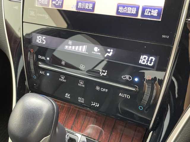 トヨタ ハリアー ハイブリッド プレミアム アドバンスドP 山形県 2014(平26)年 8.4万km スパークリングブラックパールクリスタルシャイン 4WD/純正メモリナビ/　フルセグTV/Bluetooth/CD/DVD/USB/衝突被害軽減ブレーキ/レーダークルーズコントロール/レーンキープアシスト/前後コーナーセンサー/パワーバックドア/ハーフレザーシート/D席パワーシート/ドライブレコーダー/バックモニター/ビルトインETC/3眼LEDヘッドライト/オートマチックハイビーム/オートライト/ステアリングスイッチ/レザーステアリング/禁煙車