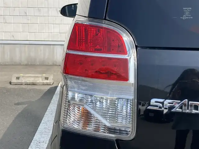 トヨタ スペイド F ジャック 静岡県 2014(平26)年 3.3万km ブラックマイカ 特別仕様車/純正SDナビ(NSZN-W64T)/　AM FM CD DVD Bluetooth SDREC/ETC/HIDオートヘッドランプ/社外16インチアルミホイール/片側パワースライドドア/スマートキー2本/パーキングアシスト/フルセグTV/バックモニター/モデリスタエアロ