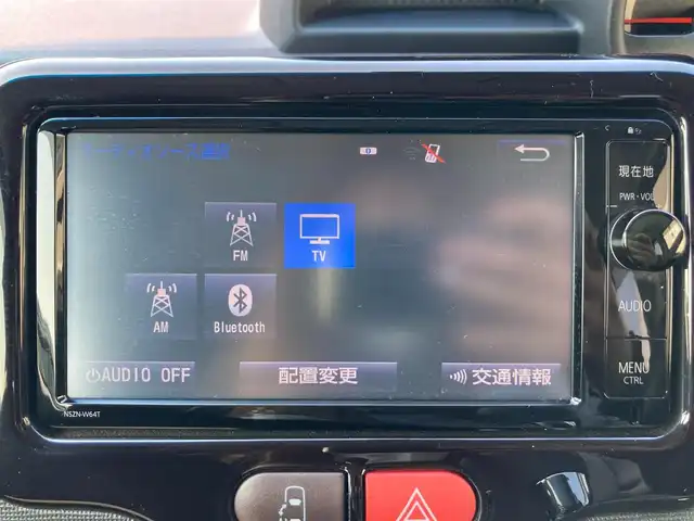 トヨタ スペイド F ジャック 静岡県 2014(平26)年 3.3万km ブラックマイカ 特別仕様車/純正SDナビ(NSZN-W64T)/　AM FM CD DVD Bluetooth SDREC/ETC/HIDオートヘッドランプ/社外16インチアルミホイール/片側パワースライドドア/スマートキー2本/パーキングアシスト/フルセグTV/バックモニター/モデリスタエアロ