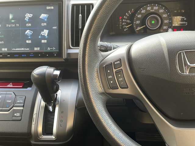 ホンダ ステップワゴン G Eセレクション 愛媛県 2014(平26)年 9.9万km クリスタルブラックパール ワンオーナー/純正ナビ/・フルセグ/BT/CD/DVD/バックカメラ/ETC/クルーズコントロール/片側パワースライドドア/ウィンカーミラー/スマートキー/ライトレベライザー/スペアキー