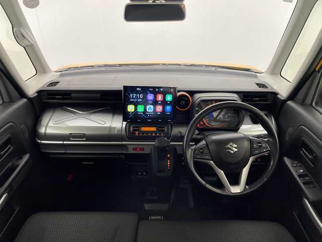 スズキ スペーシア ギア HYBRID XZ 宮崎県 2021(令3)年 4.7万km アクティブイエロー/ガンメタリック2トーン 社外10.1インチディスプレイオーディオ/Ｂｌｕｅｔｏｏｔｈ　/Ｄ／Ｎ席シートヒーター/両側パワースライドドア/クルーズコントロール/コーナセンサー　/デュアルカメラブレーキサポート　/レーンキープアシスト　/横滑り防止機能/スマートキー/ハンドルリモコン/アイドリングストップ