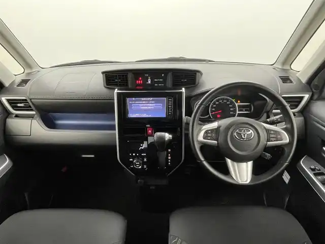 トヨタ タンク カスタムG－T 熊本県 2017(平29)年 3.3万km ブラックマイカメタリック 純正ナビ　（NSCD-W66）/　ワンセグTV　FM/AM/CD/SD/Bluetooth/スマートアシストII/・衝突回避支援ブレーキ機能/・衝突警報機能（対車両/歩行者）/・車線逸脱警報機能/・誤発進抑制制御機能/・先行車発進お知らせ機能/プッシュスタート/ステアリングスイッチ/クルーズコントロール/バックカメラ/両側パワースライドドア/ETC/アイドリングストップ/純正フロアマット/Weds LEONIS　15インチAW/スマートキー/保証書/取扱説明書