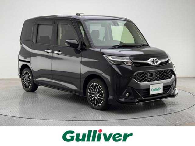 トヨタ タンク カスタムG－T 兵庫県 2017(平29)年 3.3万km ブラックマイカメタリック 純正ナビ　（NSCD-W66）/　ワンセグTV　FM/AM/CD/SD/Bluetooth/スマートアシストII/・衝突回避支援ブレーキ機能/・衝突警報機能（対車両/歩行者）/・車線逸脱警報機能/・誤発進抑制制御機能/・先行車発進お知らせ機能/プッシュスタート/ステアリングスイッチ/クルーズコントロール/バックカメラ/両側パワースライドドア/ETC/アイドリングストップ/純正フロアマット/Weds LEONIS　15インチAW/スマートキー/保証書/取扱説明書