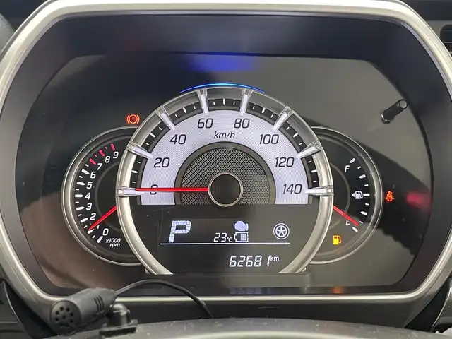 スズキ スペーシア カスタム HYBRID XS 愛知県 2019(令1)年 6.3万km ブルーイッシュブラックパール3 純正８型ナビ　フルセグＴＶ　全方位カメラ　シートヒーター　ハーフレザー　ＨＵＤ　純正ドライブレコーダー　コーナーセンサー　ＬＥＤオートライト　両側パワースライドドア　ＥＴＣ　衝突軽減　車線逸脱　リアサーキュレーター　純正15インチAW　リヤパーキングセンサー　禁煙車