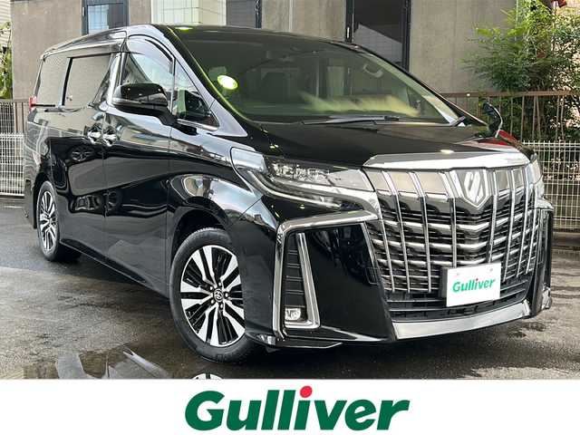 トヨタ アルファード S Cパッケージ 京都府 2019(令1)年 8.7万km ブラック 純正ＳＤナビ　/NSZN-Z68T/フルセグＴＶ　/Bluetooth/CD/DVD再生機能有/USB/禁煙車　/トヨタセーフティセンスＰ　/プリクラッシュセーフティシステム（ＰＣＳ）/レーンディパーチャーアラート（ＬＤＡ）/オートマチックハイビーム（ＡＨＢ）/レーダークルーズコントロール）/純正12.1インチ後席フリップダウンモニター　/両側パワースライドドア　/バックカメラ　/前後コーナーセンサー　/ＬＥＤライト　/前席＋2列目パワーシート/スマートキー　/前席シートヒーター/純正ドライブレコーダー/純正AW18インチ/ウインカーミラー/アイドリングストップ/純正ビルトインETC/ハンドルヒーター/シートメモリー機能/ルーフイルミネーション/盗難防止装置/Wエアバッグ