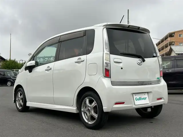 ダイハツ ムーヴ カスタム RS 静岡県 2017(平29)年 7万km パールホワイトⅢ ＨＩＤヘッドライト/スマートキー/プッシュスタート/純正フロアマット/オートライト/ＣＤチェンジャー/ベンチシート/アルミホイール/ダブルエアバック/オートエアコン/ＡＢＳ/パワーステアリング/パワーウインドウ