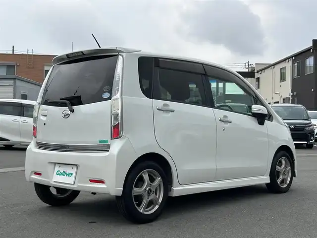 ダイハツ ムーヴ カスタム RS 静岡県 2017(平29)年 7万km パールホワイトⅢ ＨＩＤヘッドライト/スマートキー/プッシュスタート/純正フロアマット/オートライト/ＣＤチェンジャー/ベンチシート/アルミホイール/ダブルエアバック/オートエアコン/ＡＢＳ/パワーステアリング/パワーウインドウ