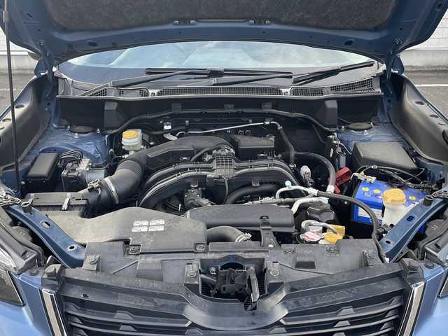 スバル フォレスター プレミアム 秋田県 2019(平31)年 5.4万km ホライゾンブルーP プッシュスタート/スマートキー/革巻きステアリング/ステアリングスイッチ/純正SDナビ(CN-LR840DFD)/　フルセグ・BT/フロントカメラ/左側サイドカメラ/バックカメラ/アイサイト/前後シートヒーター/クルコン/パドルシフト/ブラインドスポットモニタリング/ETC/純正フロアマット