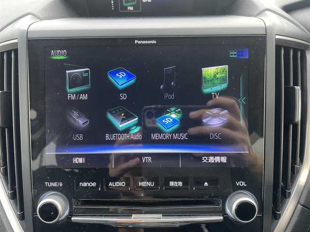 スバル フォレスター プレミアム 秋田県 2019(平31)年 5.4万km ホライゾンブルーP プッシュスタート/スマートキー/革巻きステアリング/ステアリングスイッチ/純正SDナビ(CN-LR840DFD)/　フルセグ・BT/フロントカメラ/左側サイドカメラ/バックカメラ/アイサイト/前後シートヒーター/クルコン/パドルシフト/ブラインドスポットモニタリング/ETC/純正フロアマット