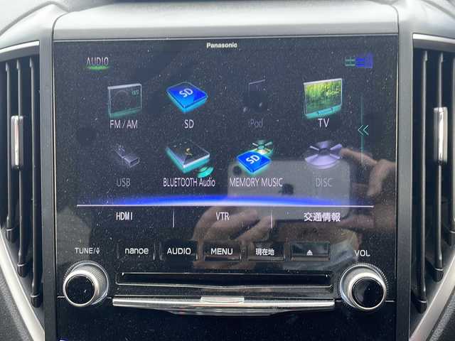 スバル フォレスター プレミアム 秋田県 2019(平31)年 5.4万km ホライゾンブルーP プッシュスタート/スマートキー/革巻きステアリング/ステアリングスイッチ/純正SDナビ(CN-LR840DFD)/　フルセグ・BT/フロントカメラ/左側サイドカメラ/バックカメラ/アイサイト/前後シートヒーター/クルコン/パドルシフト/ブラインドスポットモニタリング/ETC/純正フロアマット