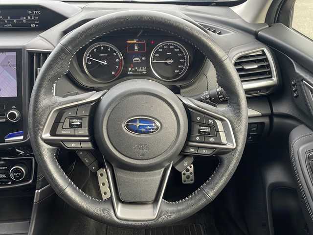 スバル フォレスター プレミアム 秋田県 2019(平31)年 5.4万km ホライゾンブルーP プッシュスタート/スマートキー/革巻きステアリング/ステアリングスイッチ/純正SDナビ(CN-LR840DFD)/　フルセグ・BT/フロントカメラ/左側サイドカメラ/バックカメラ/アイサイト/前後シートヒーター/クルコン/パドルシフト/ブラインドスポットモニタリング/ETC/純正フロアマット