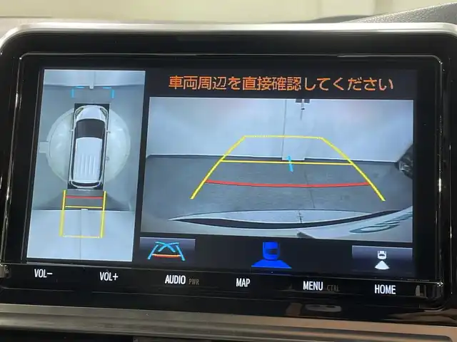 トヨタ シエンタ ハイブリッド G クエロ 愛知県 2022(令4)年 4.9万km ホワイトパールクリスタルシャイン 純正9インチナビ/（Bluetooth/AM/FM/フルセグTV）/フリップダウンモニター/衝突軽減ブレーキ/両側電動スライドドア/アラウンドビューモニター/ビルトインETC2.0/シートヒーター/クルーズコントロール/ドライブレコーダー/ステアリングヒーター/コーナーセンサー/レーンキープアシスト/スマートキー/スペアキー有/純正15インチAW/ハーフレザーシート