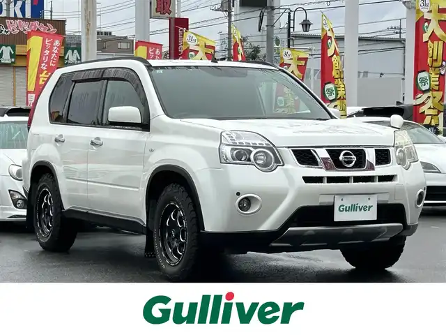 日産 エクストレイル 20GT 群馬県 2012(平24)年 15.5万km ブリリアントホワイトパール 4WD/カロッツェリアナビ/CD・DVD・BT・フルセグ/バックカメラ/ドライブレコーダー/ビルトインETC/クルーズコントロール/レザー調シートカバー/ホワイトレタータイヤ/TVキット/純正フロアマット/スマートキー×2/純正AWのみ積込