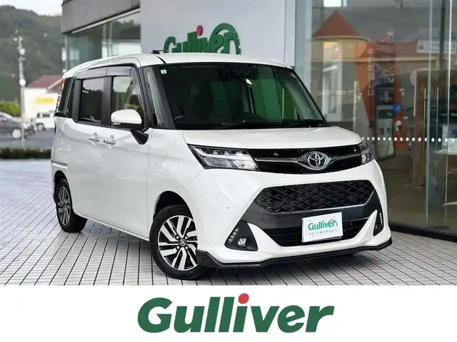トヨタ タンク カスタムG 京都府 2019(平31)年 3万km パールホワイトⅢ スマートアシスト3/・衝突回避支援ブレーキ機能/・衝突警報機能/・車線逸脱警報機能/・誤発進抑制制御機能/・オートハイビーム/イクリプスメモリーナビ、地デジ、Bluetooth/両側パワースライドドア /バックカメラ/クルーズコンロール/ビルトインETC/ステアリングスイッチ/LEDヘッドランプ/記録簿R4、R5、R6、R7有り/スペアキー