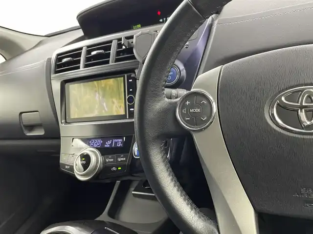 トヨタ プリウス α S ツーリングセレクション 熊本県 2013(平25)年 11.6万km ホワイトパールクリスタルシャイン モデリスタエアロ/純正HDDナビ/・フルセグTV/CD/DVD/BT/・バックカメラ/純正フリップダウンモニター/クルーズコントロール/ハーフレザー調シートカバー/ビルトインETC/ステアリングリモコン/オートライト/LEDヘッドライト/スマートキー/スペアキー/プッシュスタート/純正フロアマット/純正17インチアルミホイール