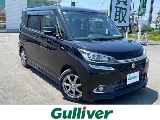 スズキ ソリオ バンディット HV MV 道東・釧路十勝 2017(平29)年 7.1万km スーパーブラックパール ４WD/純正ディーラーOPナビ/AM/FM/CD/BT/フルセグ/純正エンジンスターター/衝突被害軽減ブレーキ/横滑り防止装置/クルーズコントロール/レーンキープアシスト/全方位カメラ/ETC/アイドリングストップ/片側パワースライドドア/前席シートヒーター/ステアリングリモコン/プッシュスタート/スマートキー/LEDヘッドライト/オートライト/フォグランプ/電動格納ミラー/ウィンカーミラー/純正フロアマット/ドアバイザー/スペアキー