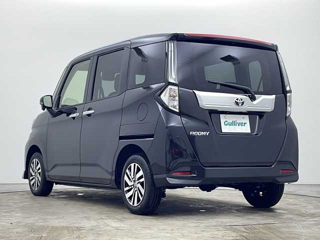 トヨタ ルーミー カスタムG 秋田県 2024(令6)年 0.1万km未満 ブラックマイカメタリック 寒冷地使用　/両側パワースライドドア　/バックカメラ　/セーフティサポート　/前席シートヒーター　/ナノイーＸ　/ＬＥＤヘッドライト　/ＬＥＤフォグライト　　/純正フロアマット　/スマートキー　/プッシュスタート/革巻きステアリング/横滑り防止装置/アイドリングストップ/フロントワイパーデアイサー/衝突被害軽減システム/クリアランスソナー /ステアリングリモコン/クルーズコントロール/PWR/オートライト/オートエアコン /自動パーキングブレーキ/オートホールド/USBポート/レーンキープアシスト/純正AW/ウィンカーミラー