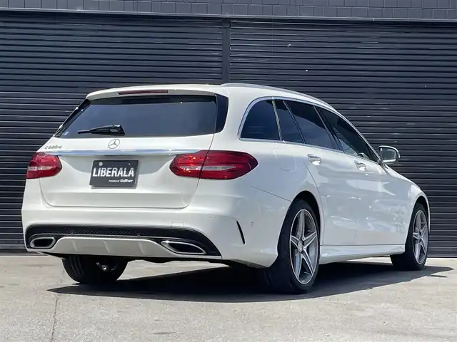 メルセデス・ベンツ Ｃ２２０ｄ ワゴン スポーツ 三重県 2016(平28)年 5万km ダイヤモンドホワイト ACC/レーダーセーフティ/純正ナビ/バックカメラ/フルセグTV/シートヒーター/パワーシート/電動リアゲート/純正18インチアルミホイール/ダイナミックセレクト/キーレスゴー/ETC車載器/ルーフレール/保証書/取扱説明書/スペアキー
