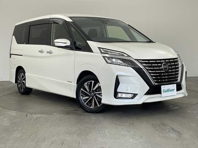 日産 セレナ ハイウェイスター V 兵庫県 2020(令2)年 2.1万km ブリリアントホワイトパール ・純正ナビ&TV&CD&DVD&SD&BT/・全方位カメラ/・両側パワースライドドア/・タッチフリースライドドア/・前後ドライブレコーダー/・プロパイロット/・レーンキープアシスト/・後側方車両検知警報/・後側方衝突防止支援システム/・エマージェンシーブレーキ/・コーナーセンサー/・クロストラフィックアラート/・オートマチックハイビーム/・レーダークルーズコントロール/・アイドリングストップ/・パーキングアシスト/・スマートキー/・LEDヘッドランプ/・LEDフォグランプ/・純正アルミホイール/・取扱説明書/・保証書