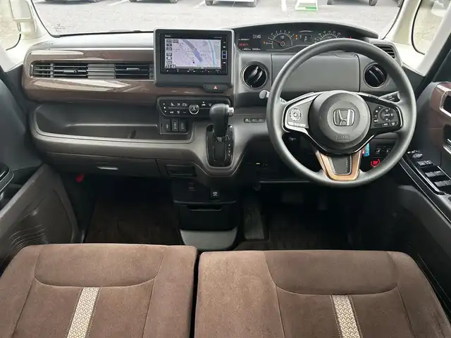 ホンダ Ｎ ＢＯＸ G･L ホンダセンシング カッパーブラウンスタイル 福島県 2019(令1)年 3.5万km パールⅡ 純正ナビ/(ＣＤ／ＤＶＤ／Ｂｌｕｅｔｏｏｔｈ)/フルセグＴＶ/バックカメラ/LEDオートライト/アダプティブクルーズコントロール/レーンキープアシストシステム/衝突軽減システム/両側パワースライドドア/プッシュスタート/前席用i-サイドエアバッグシステム＋サイドカーテンエアバッグシステム(前席/後席対応)
