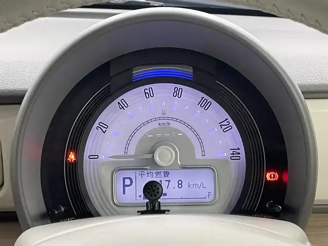 スズキ ラパン S 埼玉県 2015(平27)年 5万km フレンチミントパールメタリック レーダーブレーキサポート/社外SDナビ/(CD/DVD/Bluetooth/音楽録音/フルセグ）/バックカメラ/前後ドライブレコーダー/シートヒーター/アイドリングストップ/オートHIDライト/スマートキー