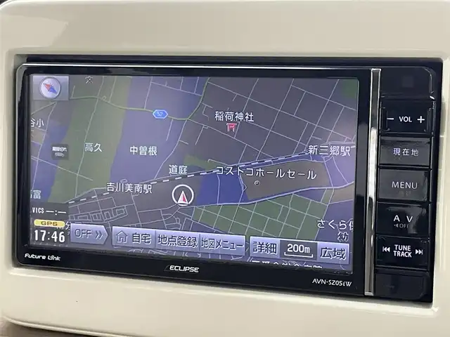 スズキ ラパン S 埼玉県 2015(平27)年 5万km フレンチミントパールメタリック レーダーブレーキサポート/社外SDナビ/(CD/DVD/Bluetooth/音楽録音/フルセグ）/バックカメラ/前後ドライブレコーダー/シートヒーター/アイドリングストップ/オートHIDライト/スマートキー