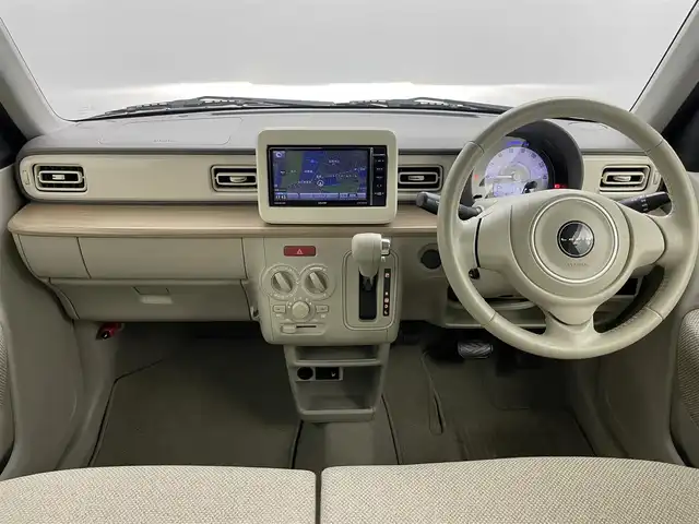 スズキ ラパン S 埼玉県 2015(平27)年 5万km フレンチミントパールメタリック レーダーブレーキサポート/社外SDナビ/(CD/DVD/Bluetooth/音楽録音/フルセグ）/バックカメラ/前後ドライブレコーダー/シートヒーター/アイドリングストップ/オートHIDライト/スマートキー